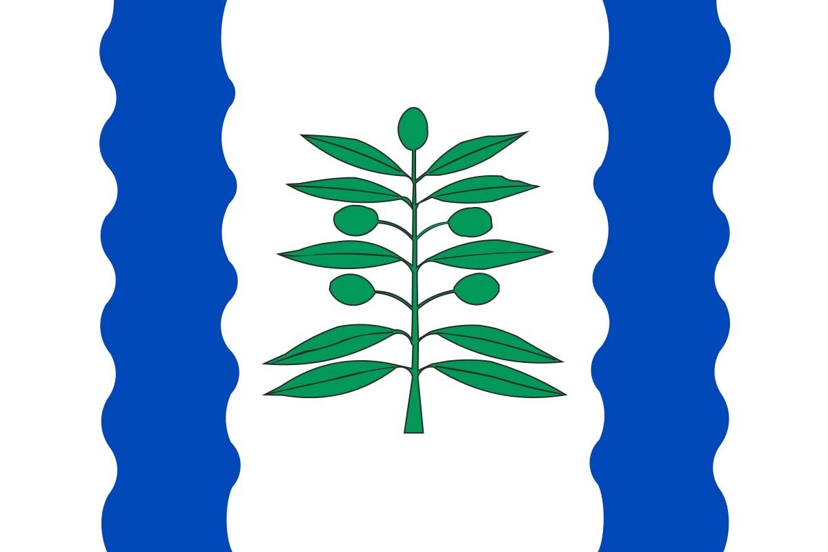 Bandera de despacho de Cinco Olivas de alta calidad