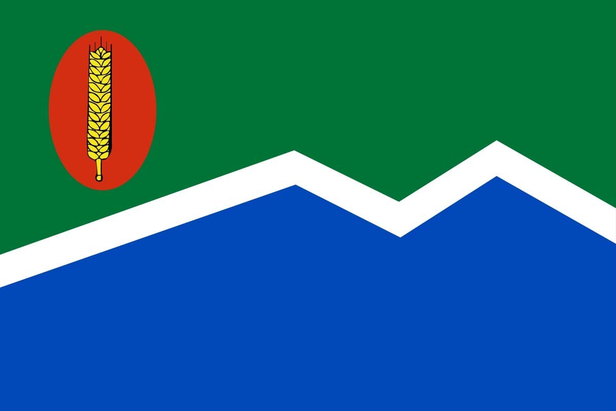 Bandera de despacho de Mediana de Aragón de alta calidad