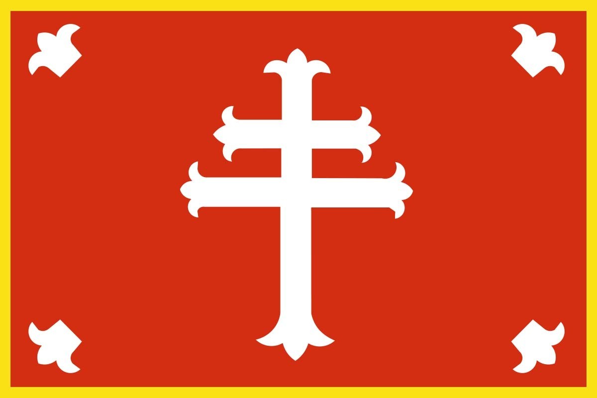 Bandera de despacho de Nuévalos de alta calidad