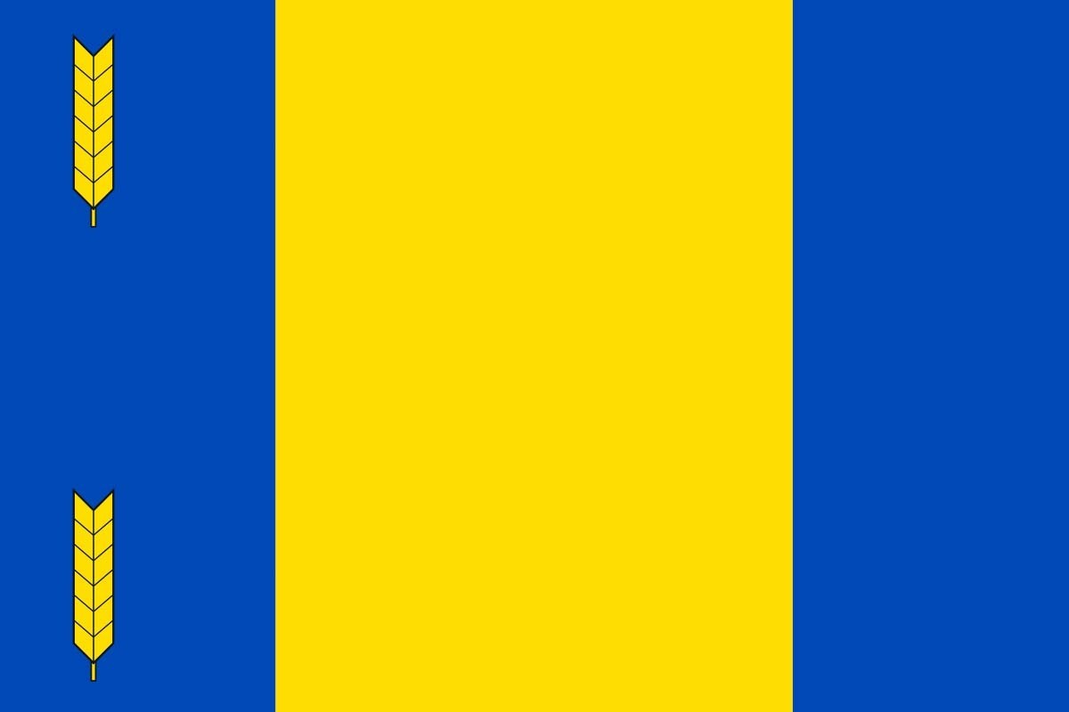 Bandera de despacho de Puebla de Albortón de alta calidad Bandera de despacho de Puebla de Albortón de alta calidad