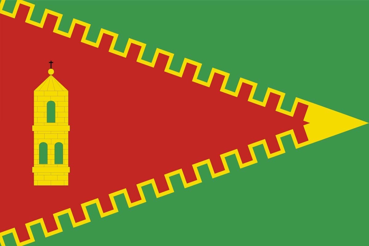 Bandera de despacho de Ruesca de alta calidad