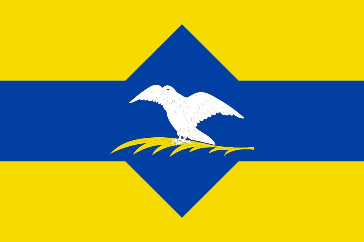 Bandera de despacho de Santa Eulalia de Gállego de alta calidad