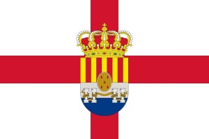 Bandera de despacho de Sigüés de alta calidad