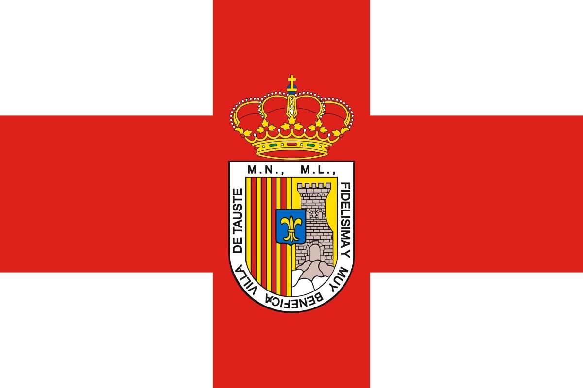 Bandera de despacho de Tauste de alta calidad