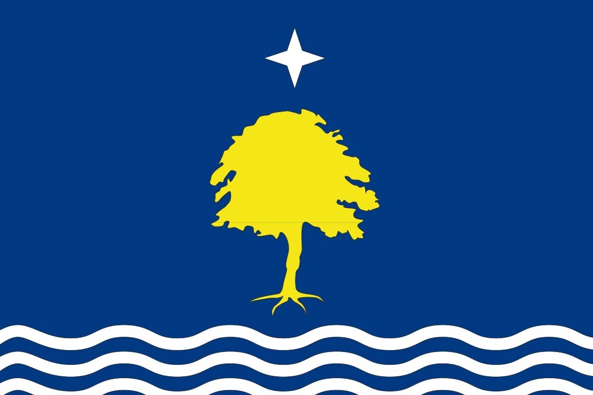 Bandera de despacho de Villamayor de Gállego de alta calidad