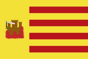 Bandera de despacho de Báguena de alta calidad