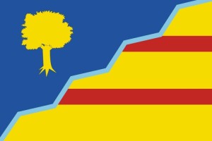 Bandera de despacho de Cascante del Río de alta calidad
