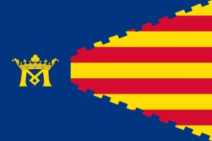 Bandera de despacho de Monforte de Moyuela de alta calidad