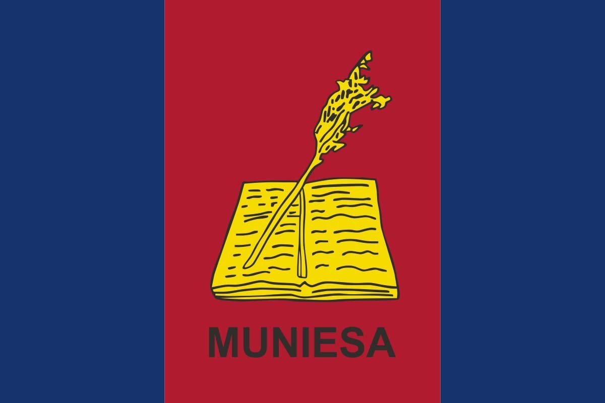 Bandera de despacho de Muniesa de alta calidad