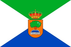 Bandera de despacho de Alberca de Záncara de alta calidad
