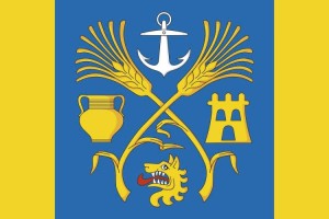 Bandera de Malpica de Bergantiños de alta calidad para exterior 123