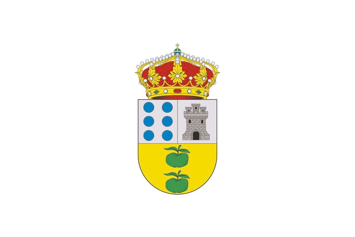 Bandera de Manzaneda de alta calidad para exterior Bandera de Manzaneda de alta calidad para exterior