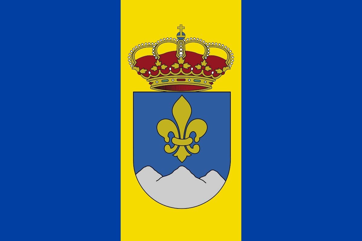 Bandera de despacho de Gascueña de alta calidad