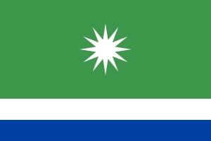 Bandera de despacho de Santa María del Campo Rus de alta calidad