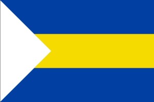 Bandera de despacho de Villalba de la Sierra de alta calidad