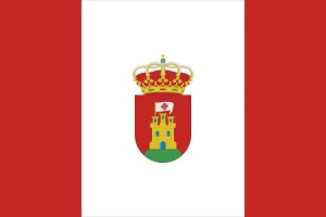 Bandera de despacho de Alcolea de Calatrava de alta calidad