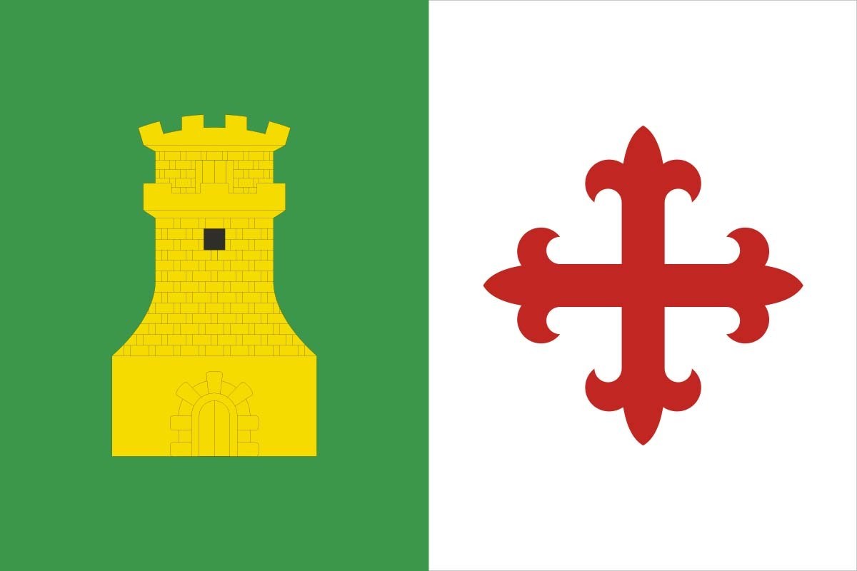 Bandera de despacho de Piedrabuena de alta calidad