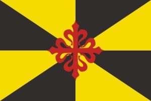 Bandera de despacho de Saceruela de alta calidad