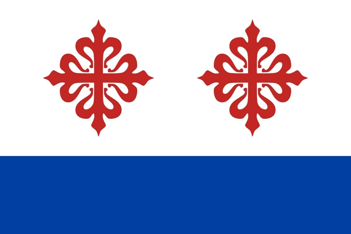 Bandera de despacho de Almonacid de Zorita de alta calidad