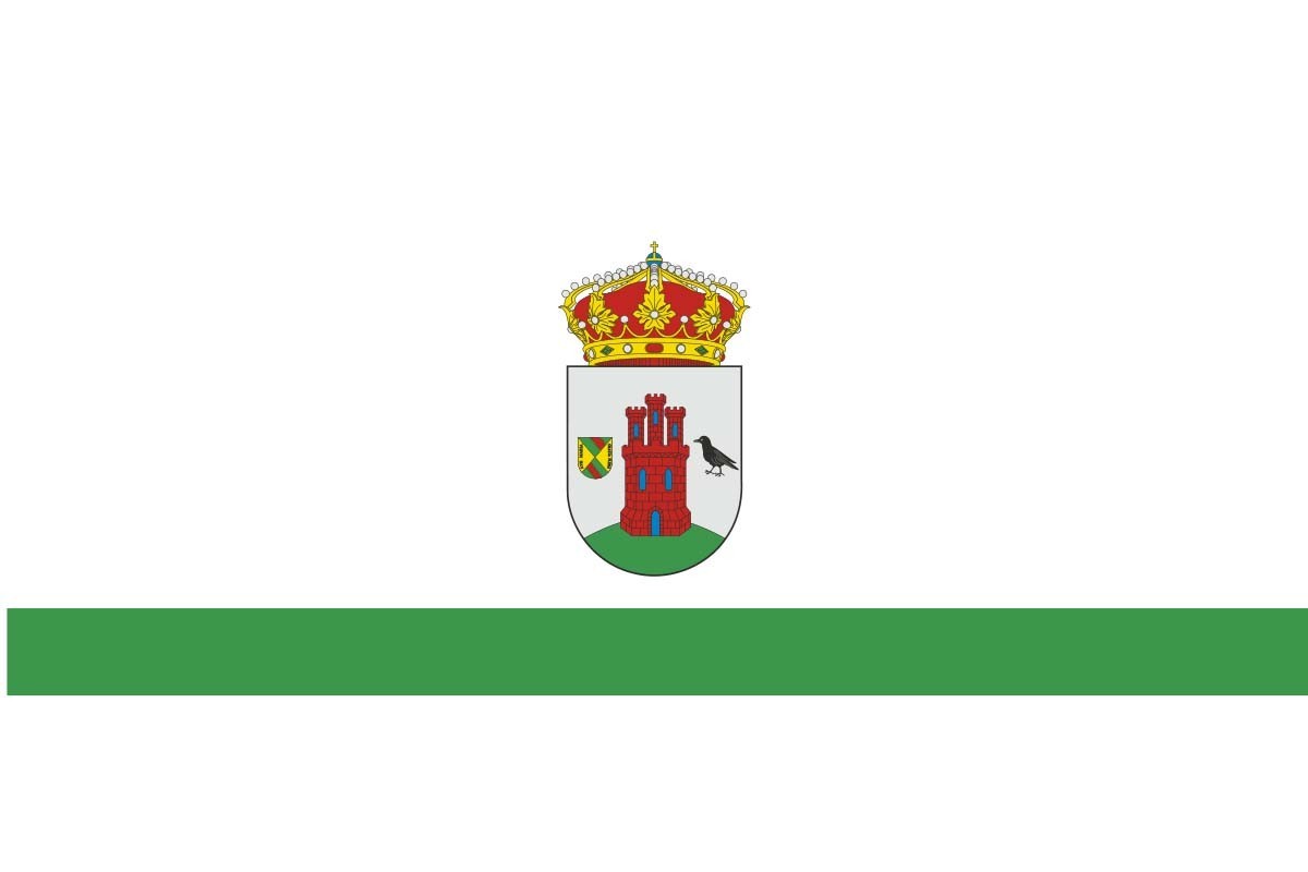 Bandera de despacho de Cuerva de alta calidad