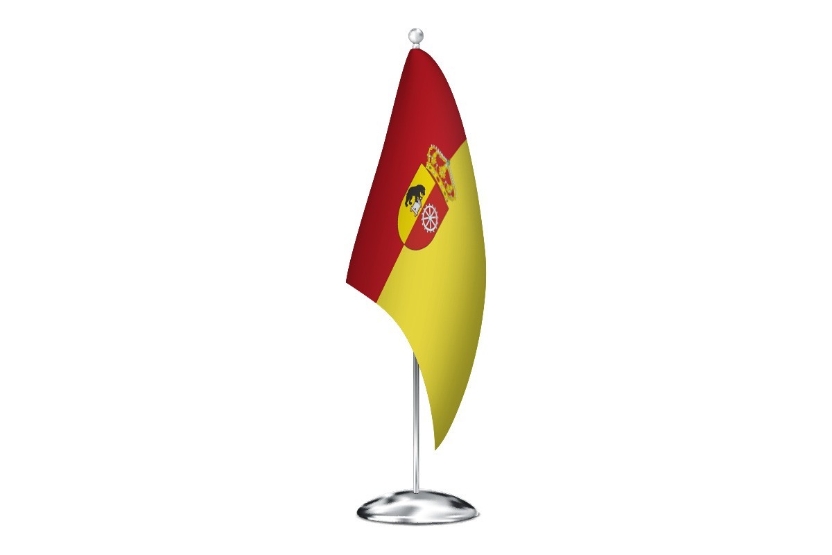 Bandera de despacho de Berlanga de Duero de alta calidad