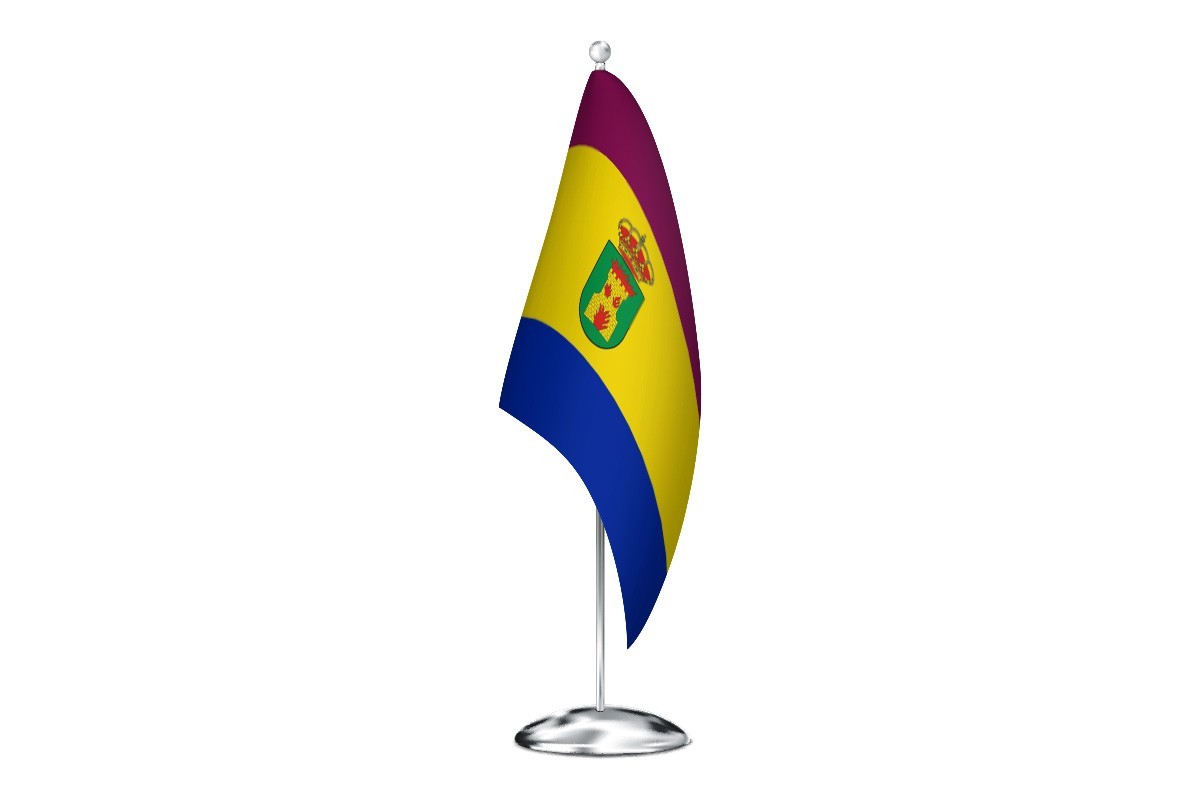 Bandera de despacho de Ólvega de alta calidad