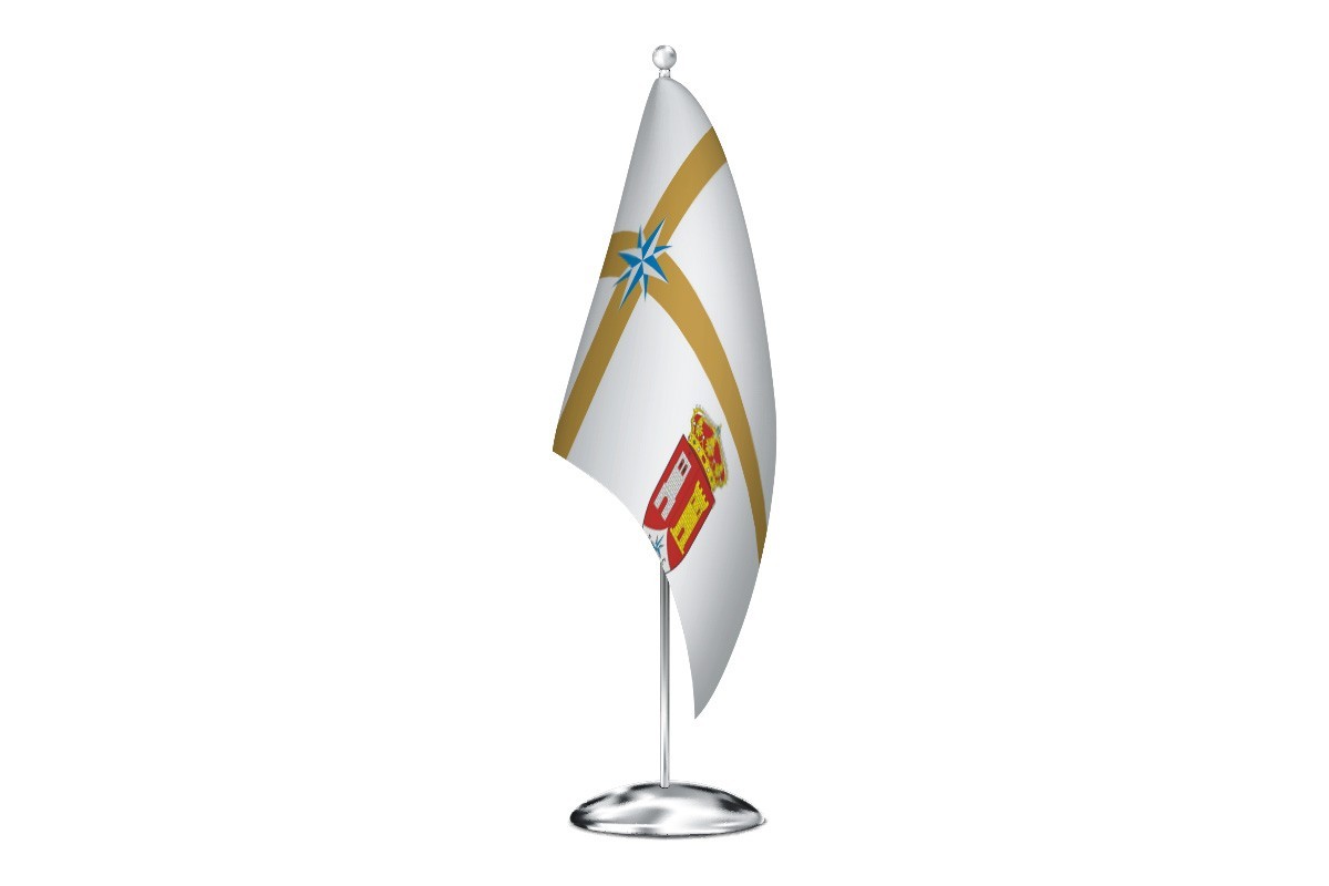 Bandera de despacho de Valdelagua del Cerro de alta calidad
