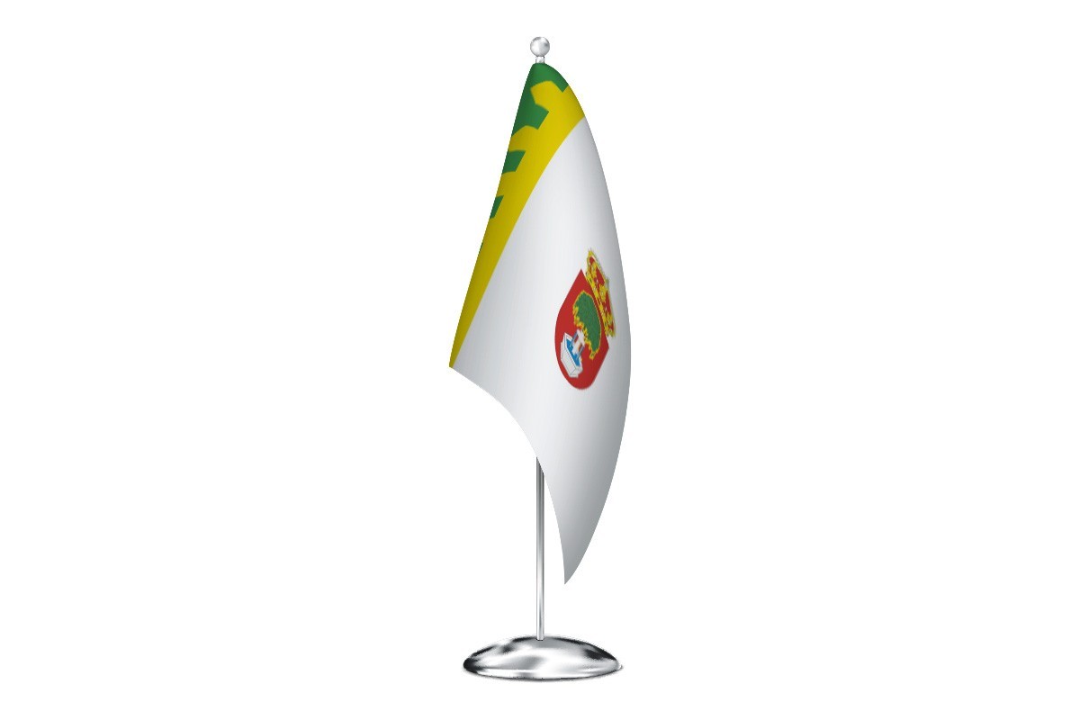 Bandera de despacho de Fuente el Saúz de alta calidad