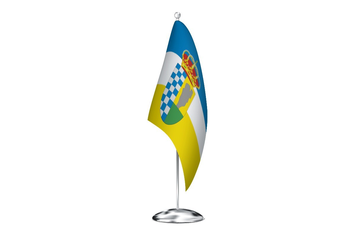 Bandera de despacho de Garganta del Villar de alta calidad