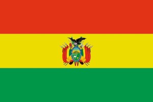 Bandera de Bolivia con escudo de alta calidad para exterior 123