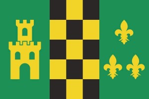 Bandera de Ordes de alta calidad para exterior 123