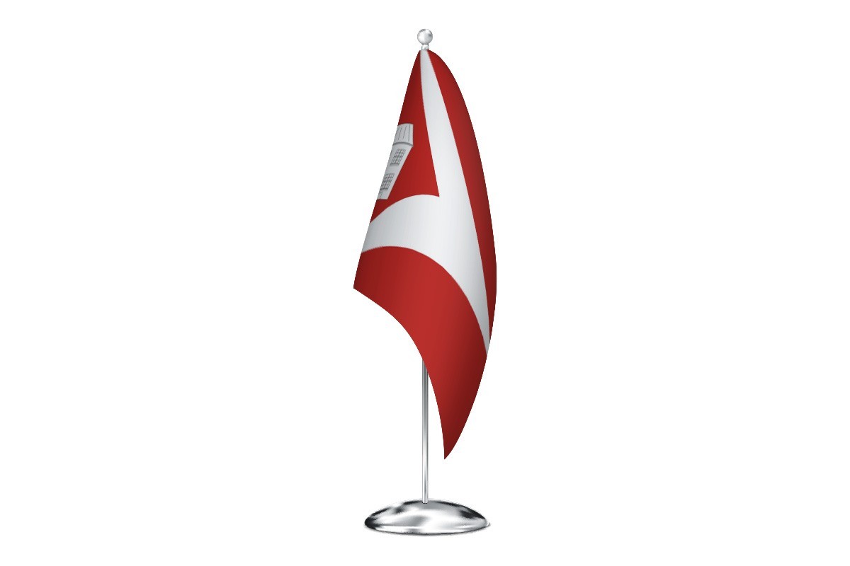 Bandera de despacho de Muñogalindo de alta calidad