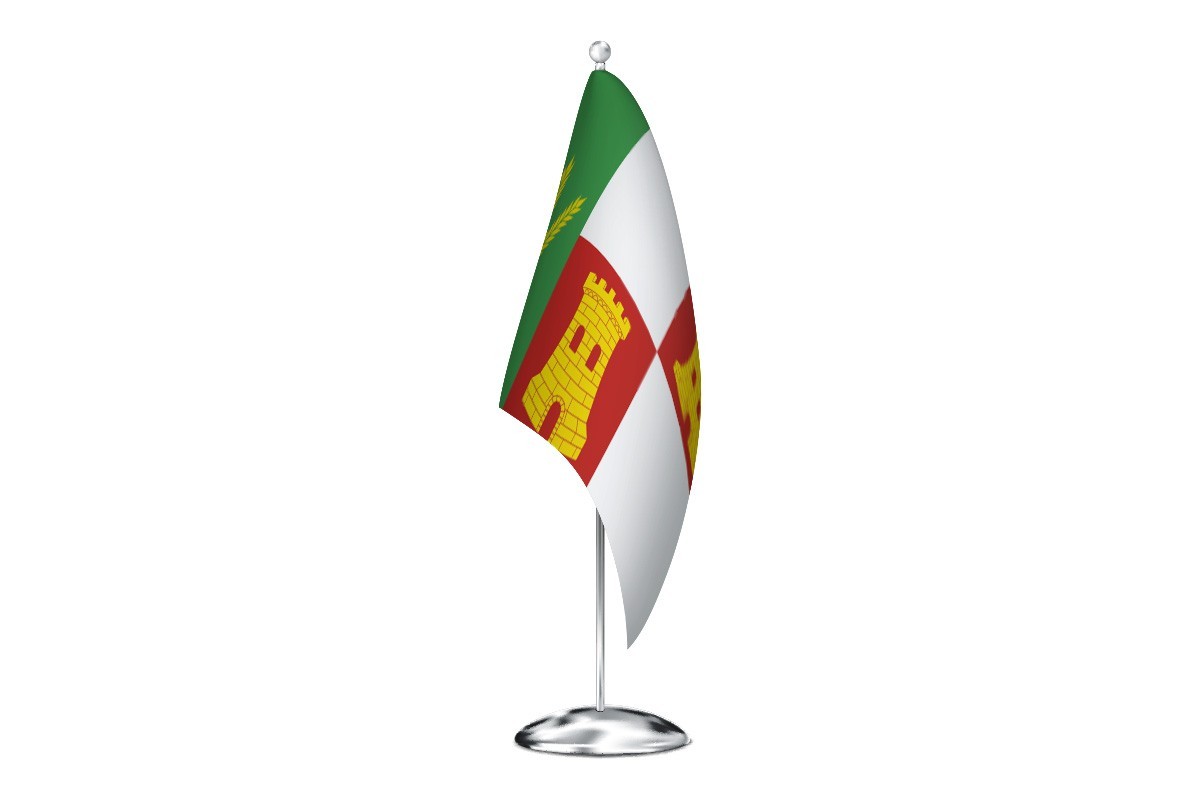 Bandera de despacho de Santo Tomé de Zabarcos de alta calidad