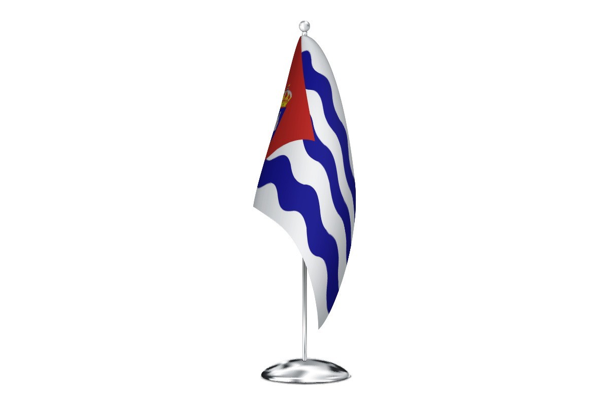 Bandera de despacho de Aguas Cándidas de alta calidad