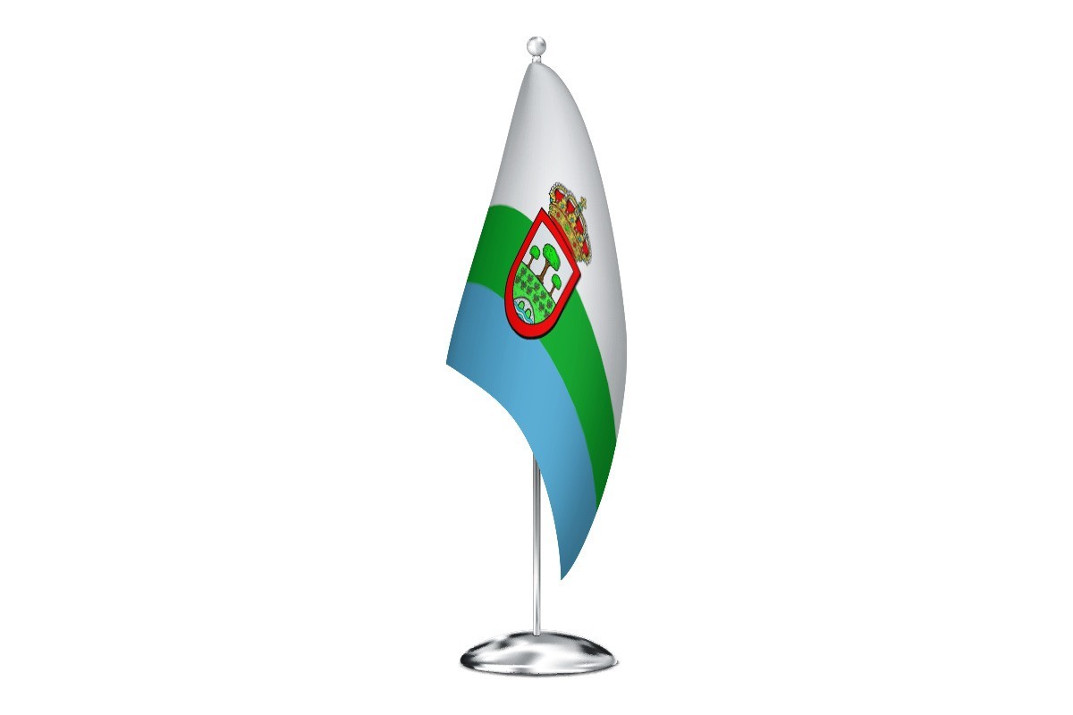 Bandera de despacho de Baños de Valdearados de alta calidad