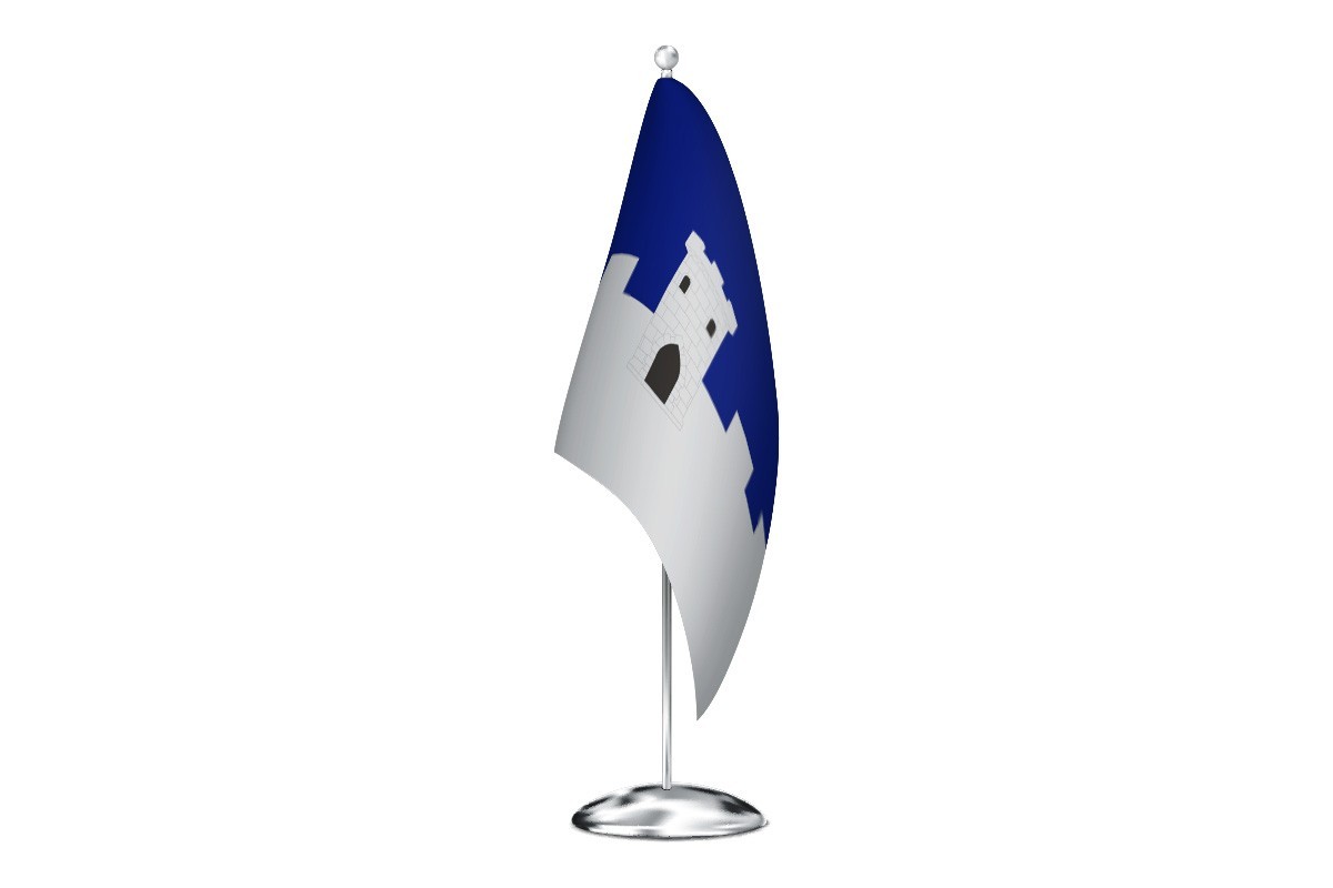 Bandera de despacho de Cubo de Bureba de alta calidad