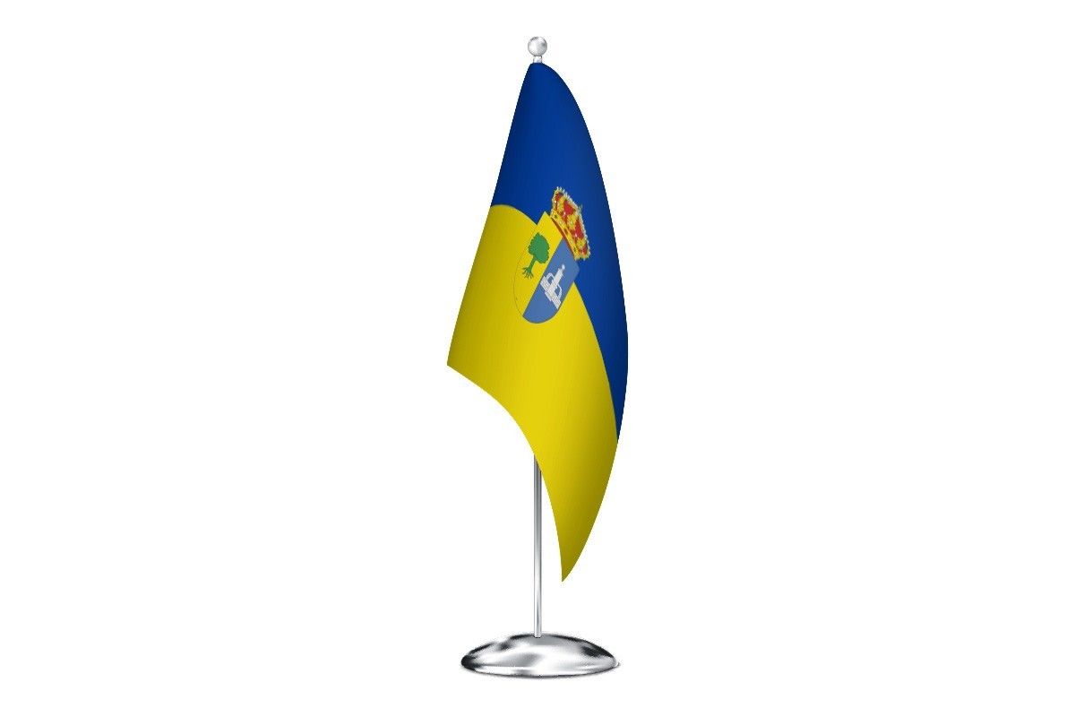Bandera de despacho de Fuentecén de alta calidad