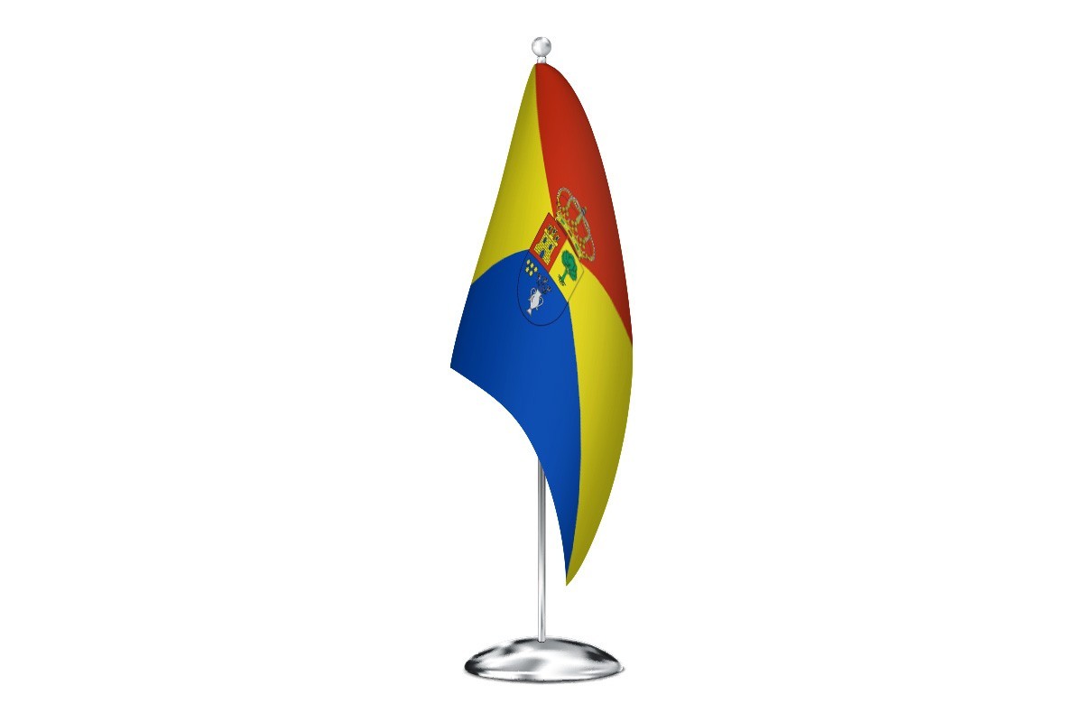 Bandera de despacho de Madrigal del Monte de alta calidad
