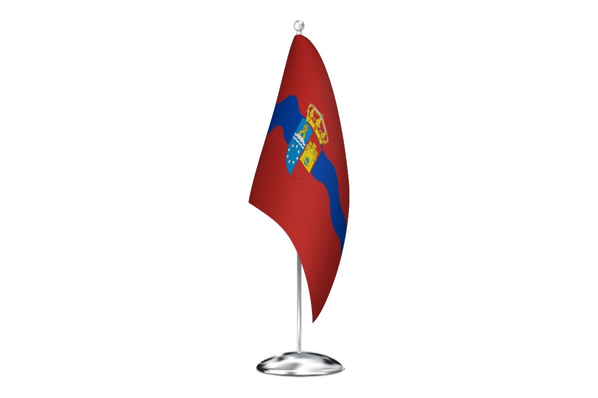Bandera de despacho de Mambrilla de Castrejón de alta calidad
