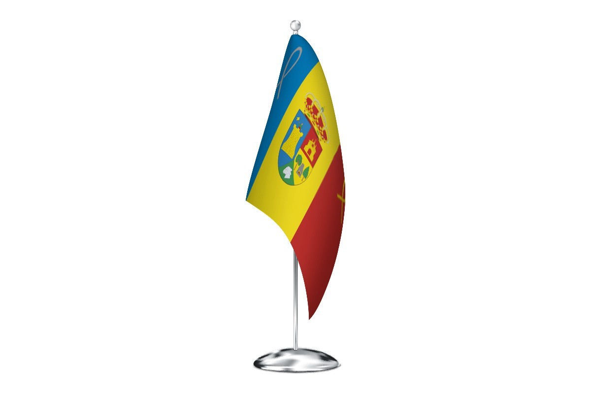 Bandera de despacho de Monterrubio de la Demanda de alta calidad