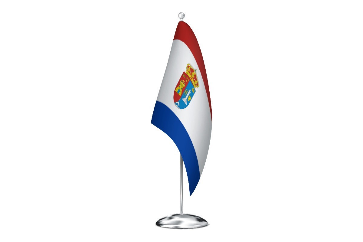 Bandera de despacho de Pedrosa del Príncipe de alta calidad