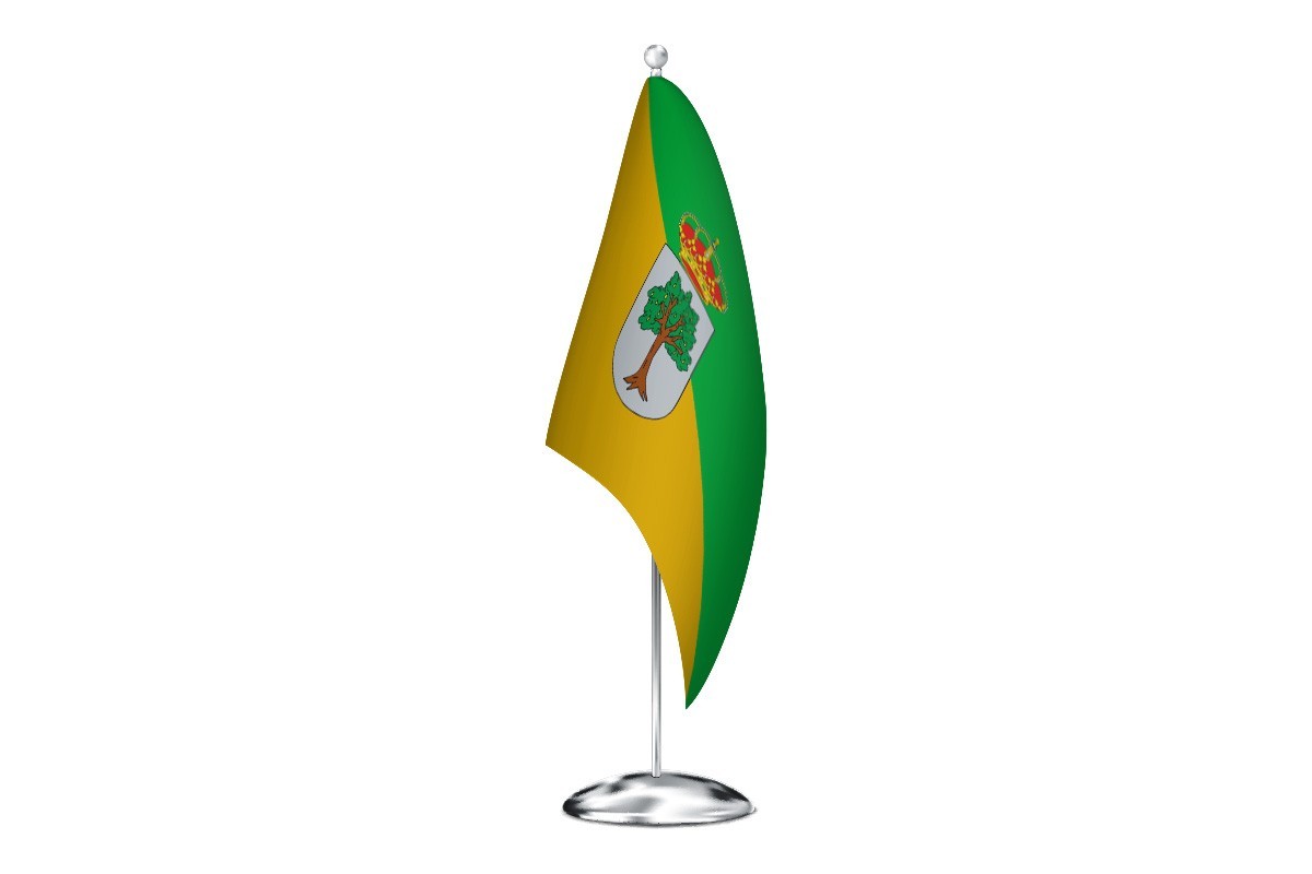 Bandera de despacho de Peral de Arlanza de alta calidad