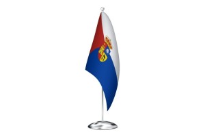 Bandera de despacho de Quintanavides de alta calidad 123