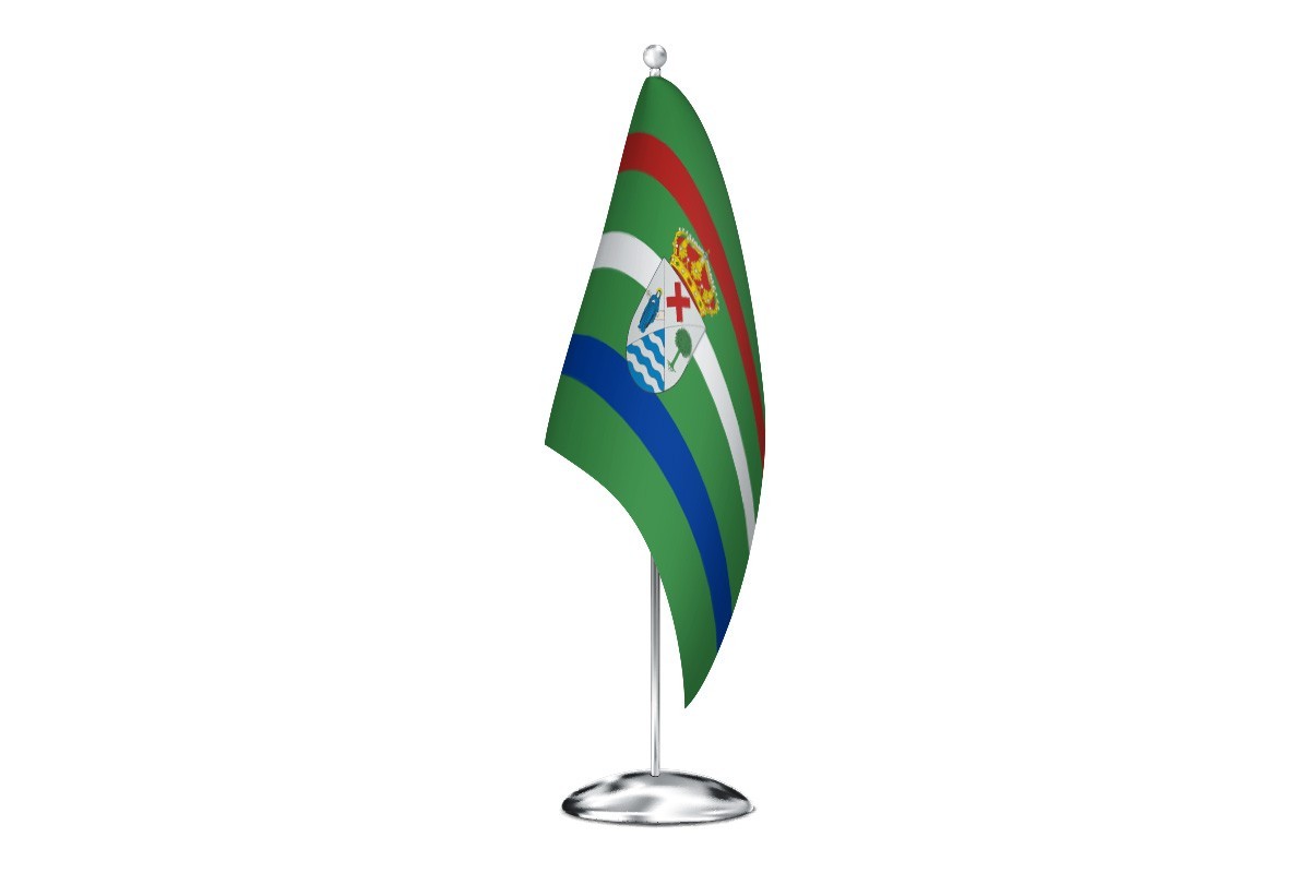 Bandera de despacho de Revilla Vallejera de alta calidad