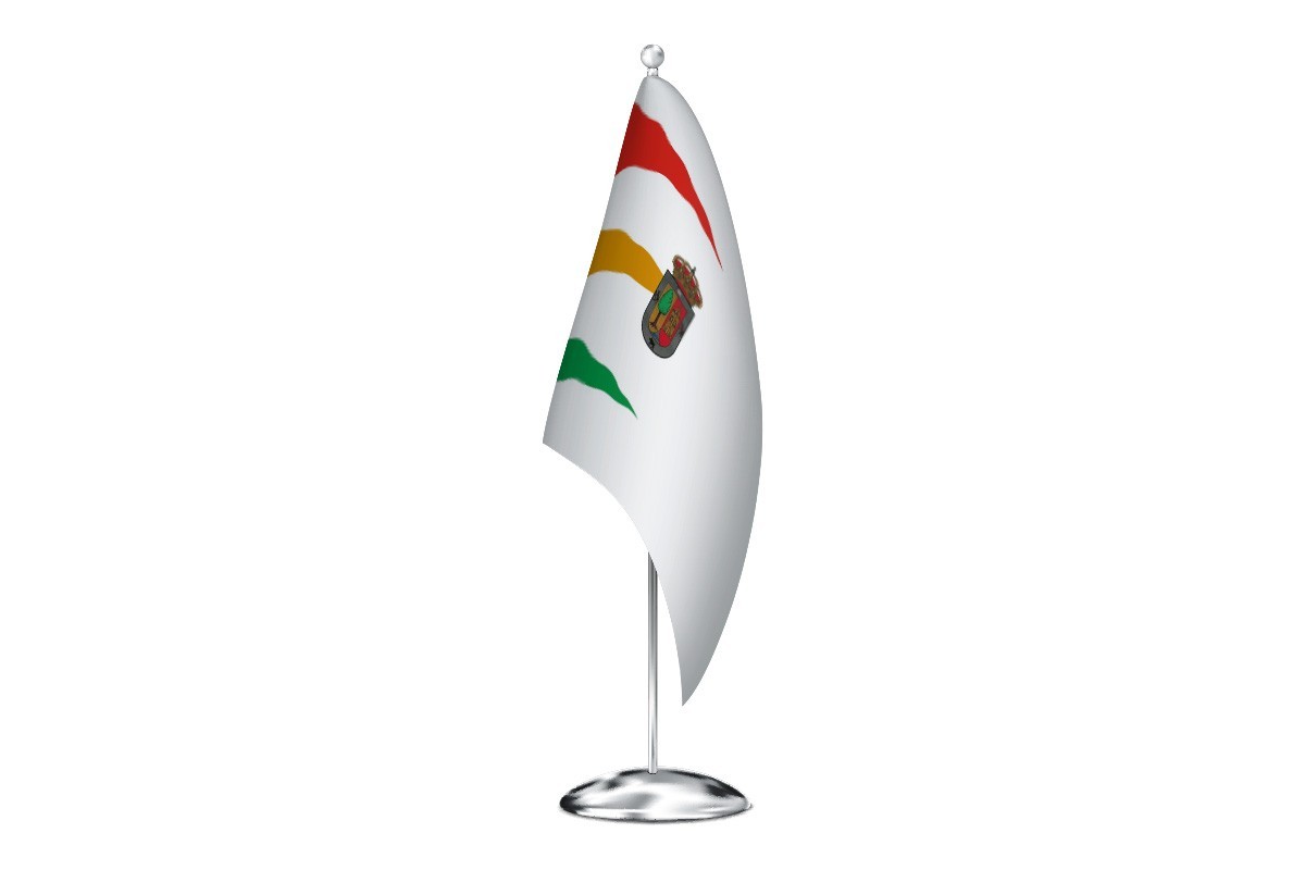 Bandera de despacho de Riocavado de la Sierra de alta calidad