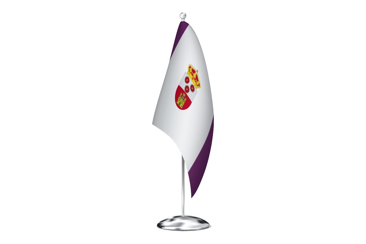 Bandera de despacho de Salinillas de Bureba de alta calidad