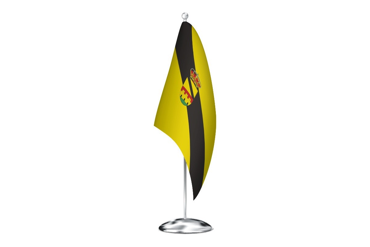 Bandera de despacho de Santa María del Campo de alta calidad