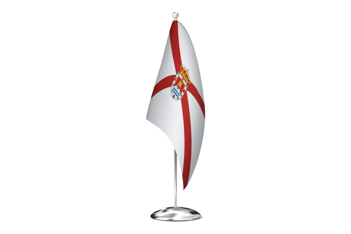 Bandera de despacho de Valle de Santibáñez de alta calidad