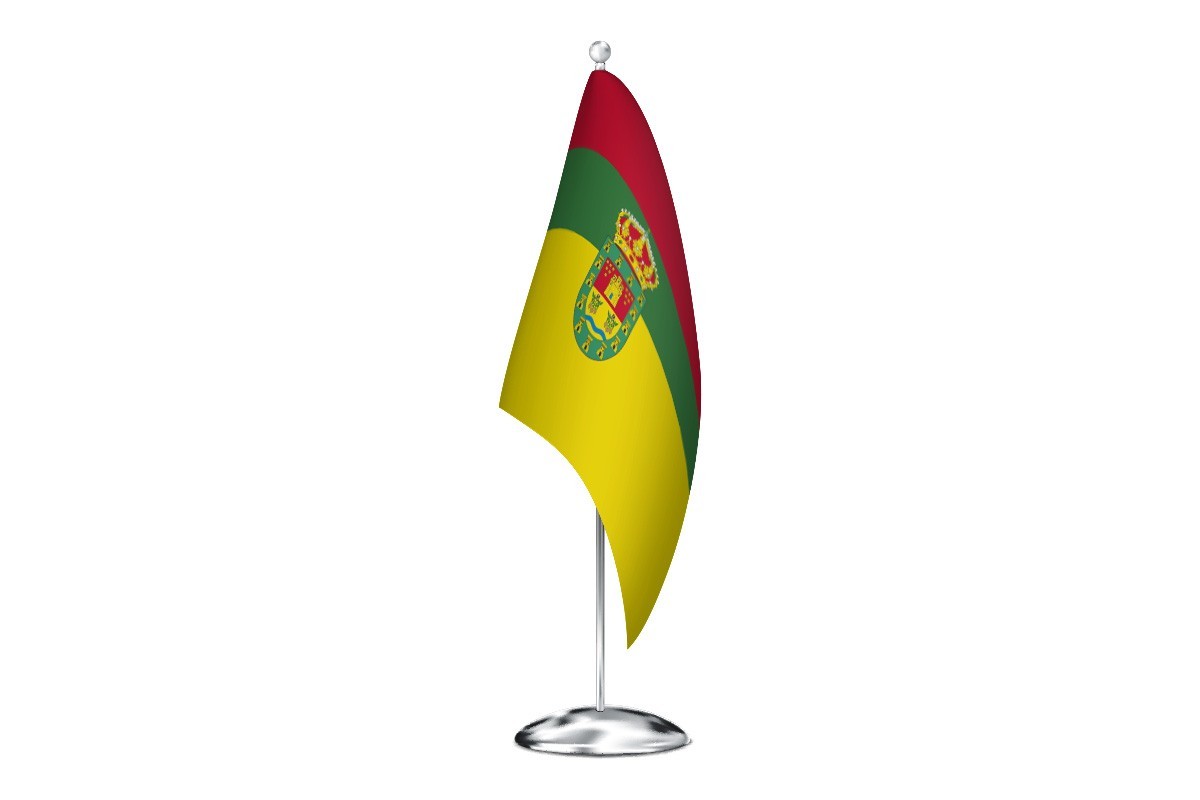 Bandera de despacho de Valle de Valdelucio de alta calidad