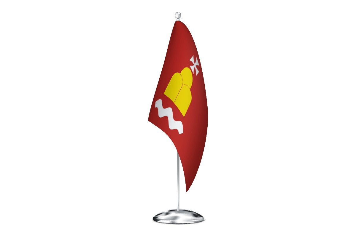 Bandera de despacho de Villafranca Montes de Oca de alta calidad